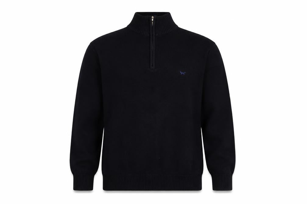 Mens UK Size M Wolsey Black Pullover Jumper