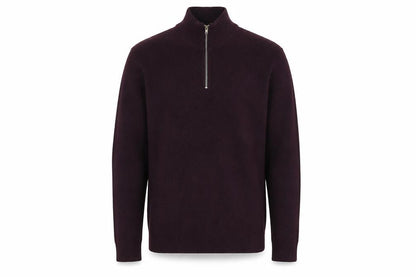 Mens UK Size M Marks and Spencer Purple Full Zip Jumper