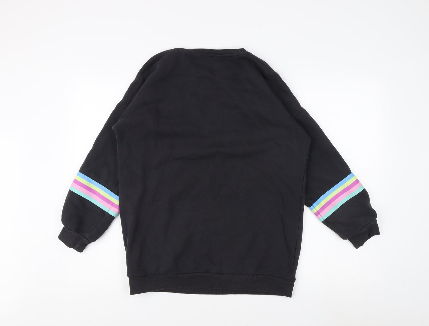 Marks and Spencer Girls Black Sweatshirt 12-13 Yrs