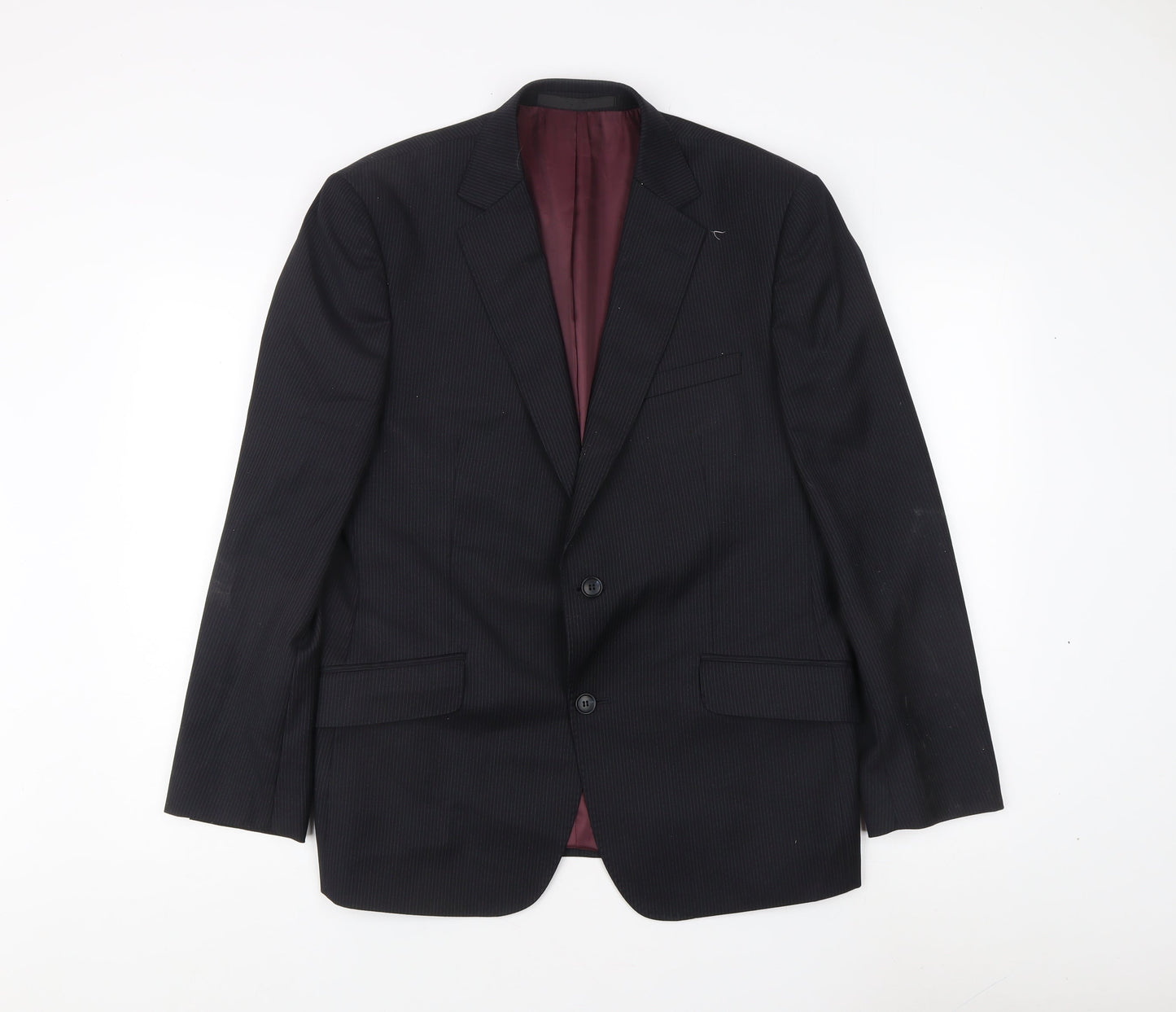 Mens UK Size 42 Marks and Spencer Regular Blue Suit Jacket
