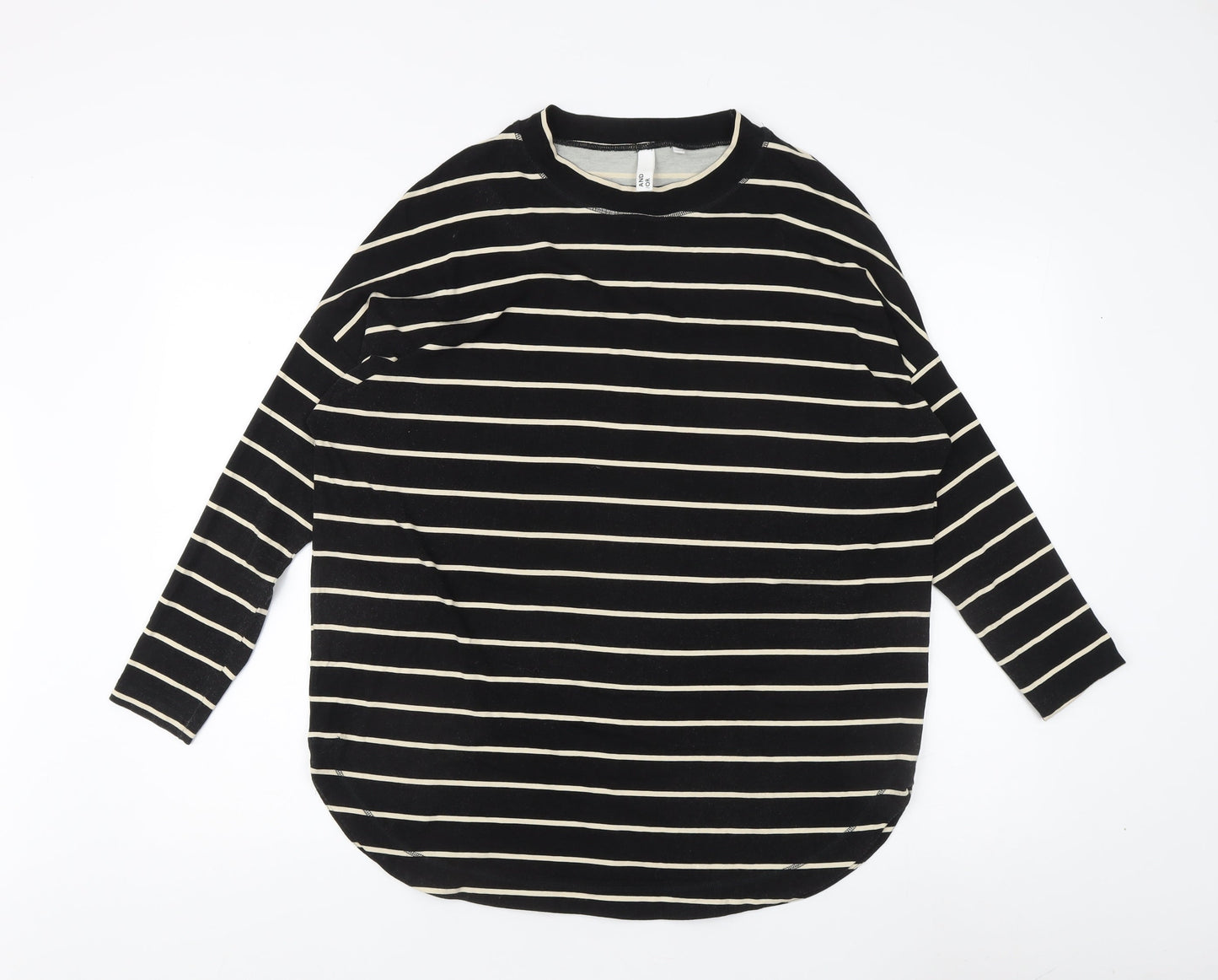 Womens UK Size 8 AND/OR Black Basic T-Shirt