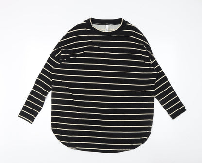 Womens UK Size 8 AND/OR Black Basic T-Shirt