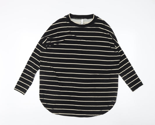 Womens UK Size 8 AND/OR Black Basic T-Shirt
