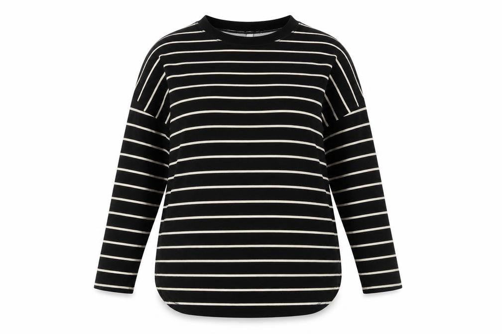 Womens UK Size 8 AND/OR Black Basic T-Shirt