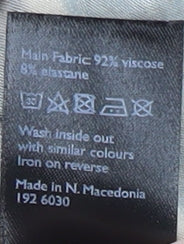 Womens UK Size 8 AND/OR Black Basic T-Shirt