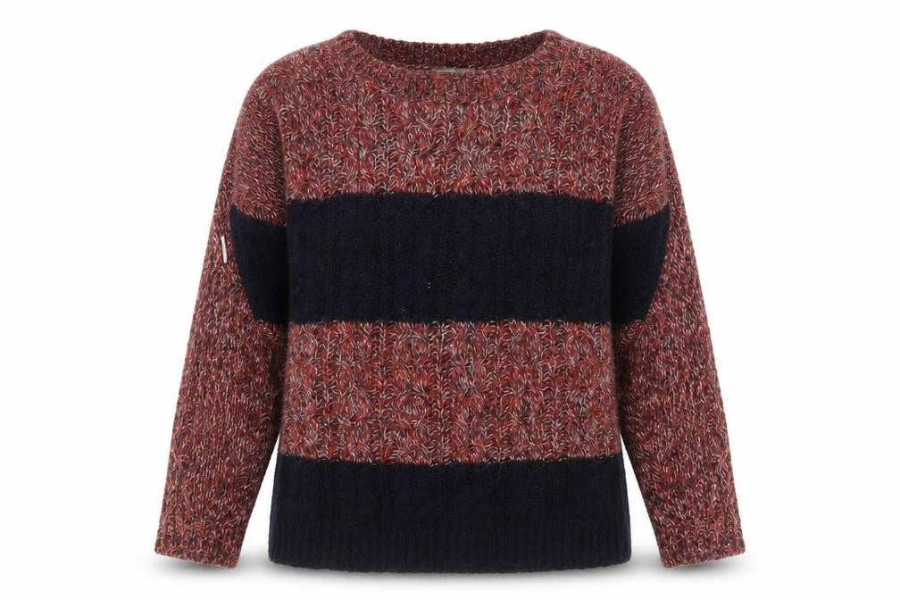 Marks and Spencer Women's Multicoloured Cable-Knit Jumper Size 12