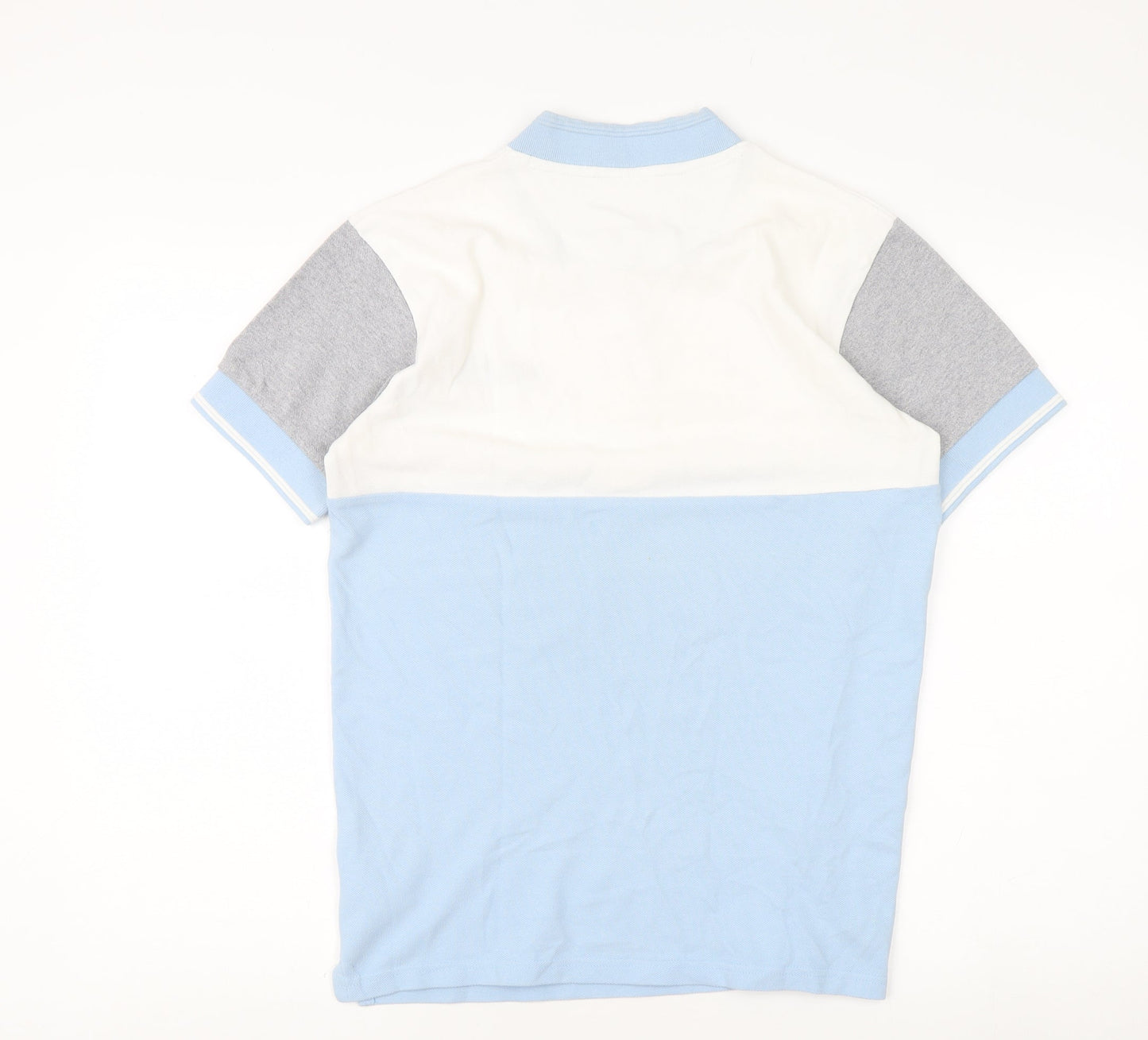 Ellesse Men's Blue Cotton Polo Shirt - Size S