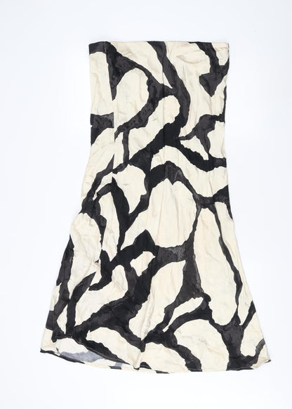 H&M Women's Multicoloured L Skirt, Animal Print