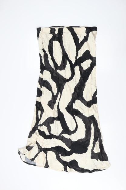 H&M Women's Multicoloured L Skirt, Animal Print