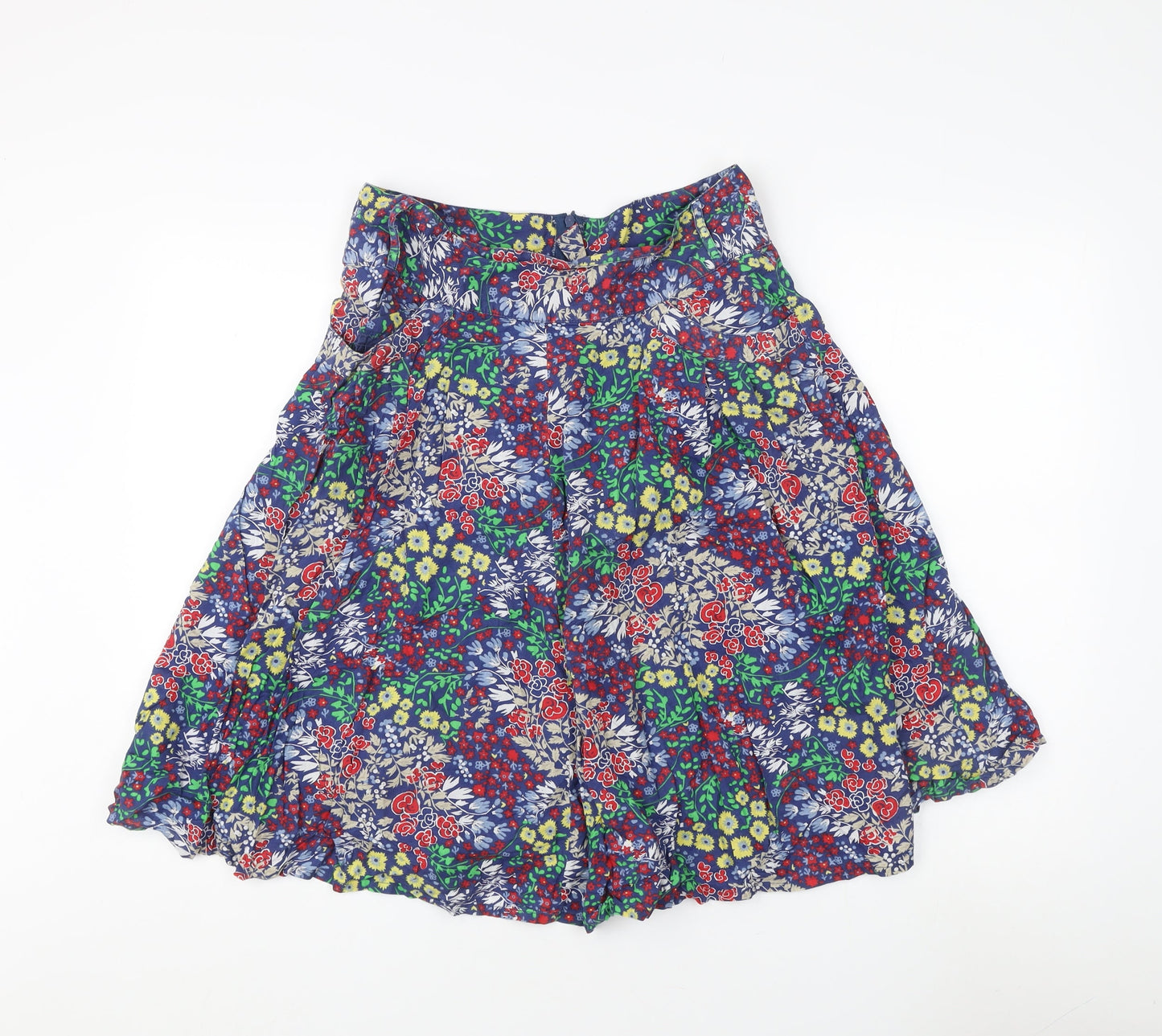 M&Co Women's Blue Floral Skirt, Size 10