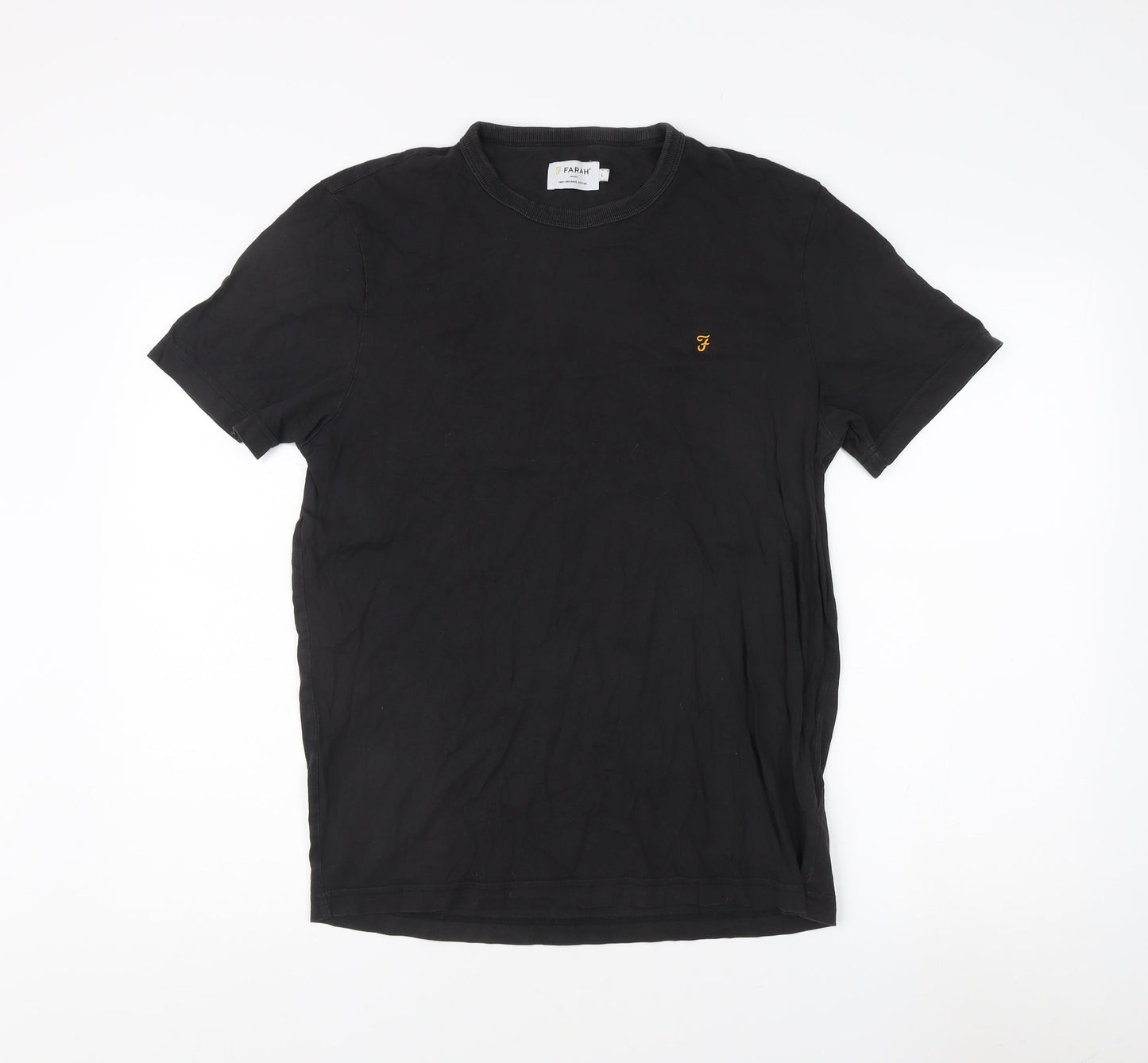 Mens UK Size L Farah Black  T-Shirt