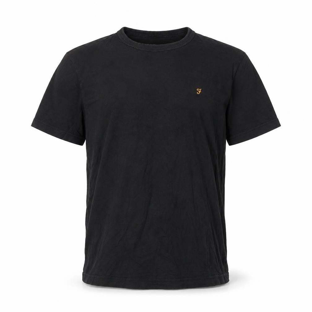 Mens UK Size L Farah Black  T-Shirt