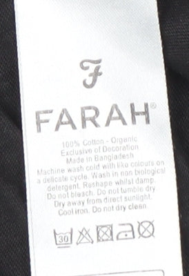Mens UK Size L Farah Black  T-Shirt