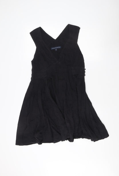 French Connection Women’s Black V-Neck Dress Size 12