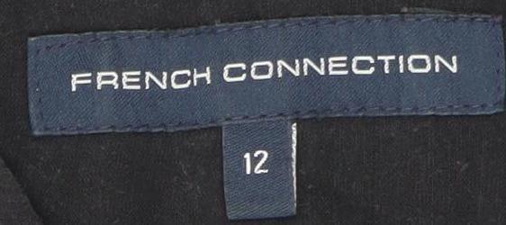 French Connection Women’s Black V-Neck Dress Size 12