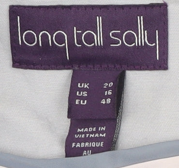 Long Tall Sally Grey Women's Blazer UK 20