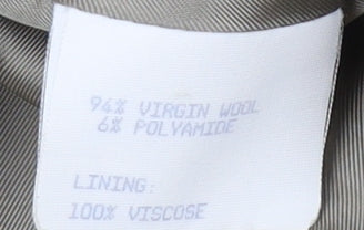 Jigsaw Women's Grey Pinstripe Blazer Size 14