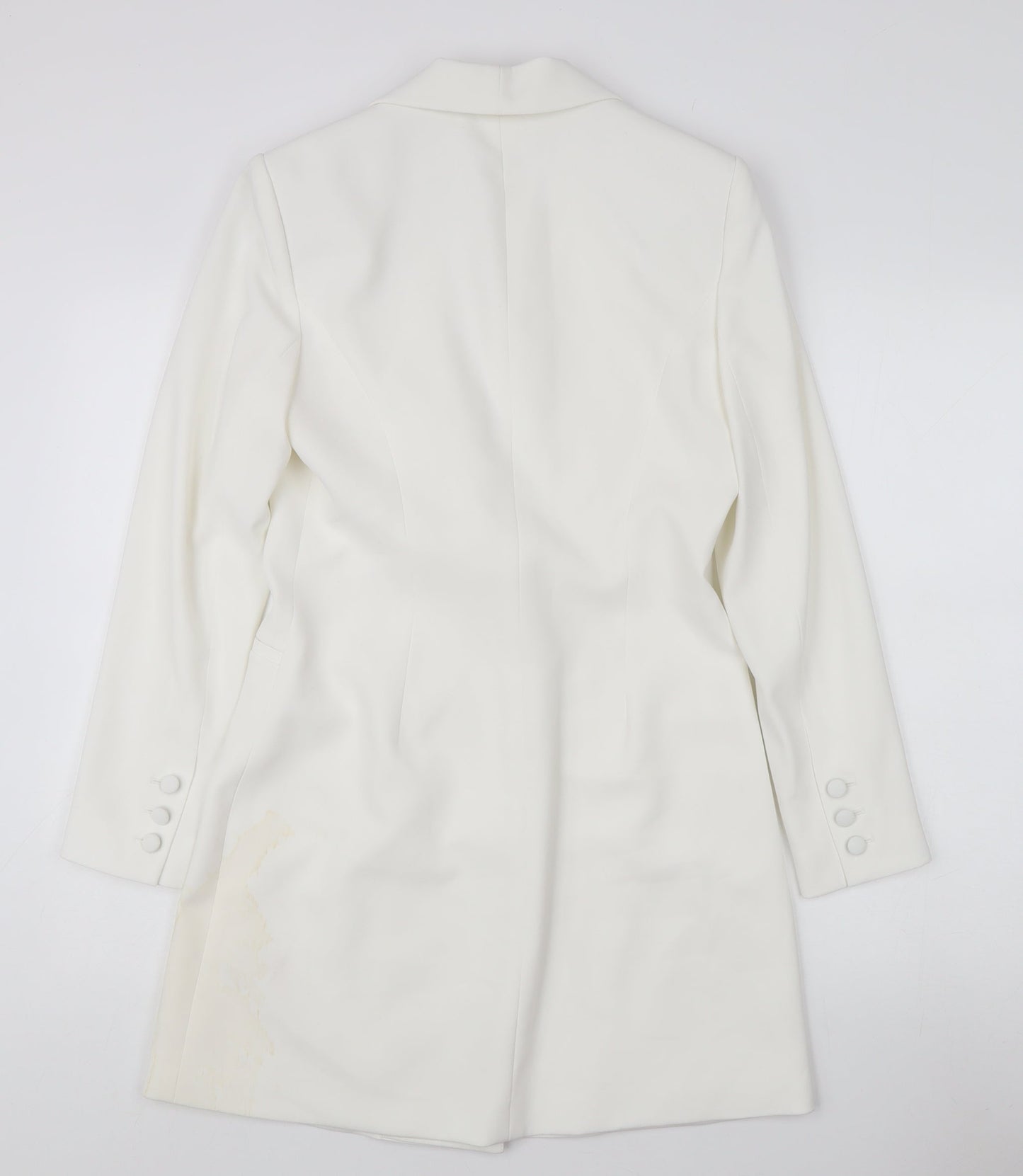 Alice + Olivia Women's White Tuxedo Suit Jacket Size 6