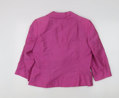 Womens UK Size 14 Alex & Co Regular Pink Blazer