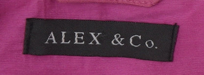 Womens UK Size 14 Alex & Co Regular Pink Blazer