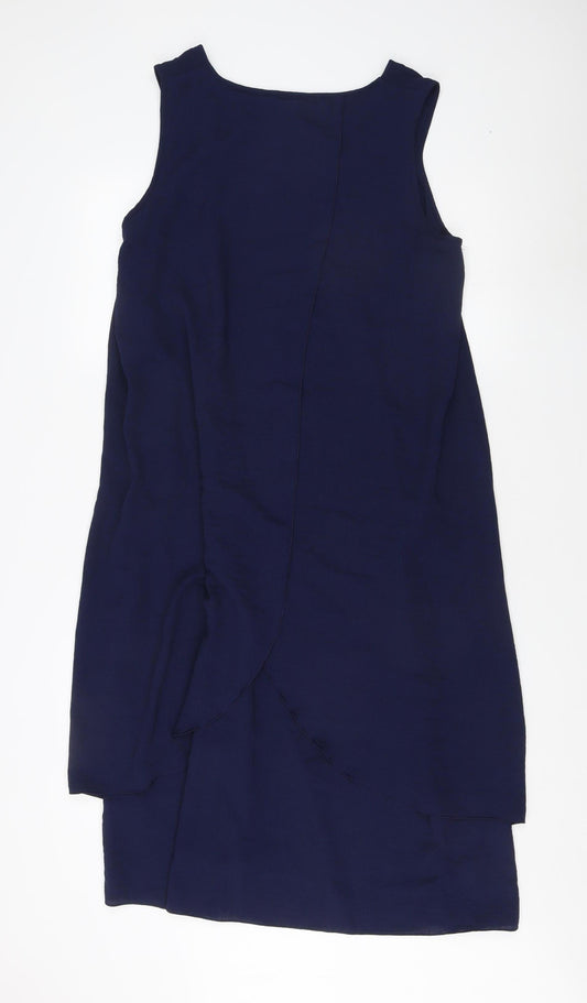 Bonmarché Women's Blue Sleeveless Dress Size 16