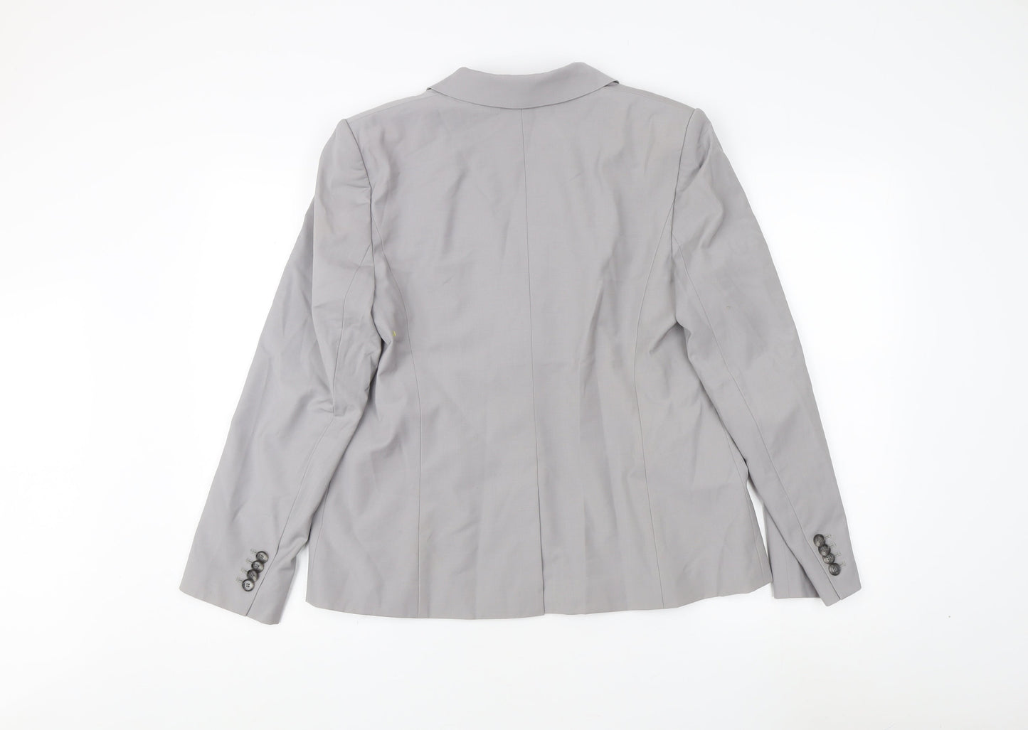 Ann Taylor Women's Grey Blazer Size 12P Petite