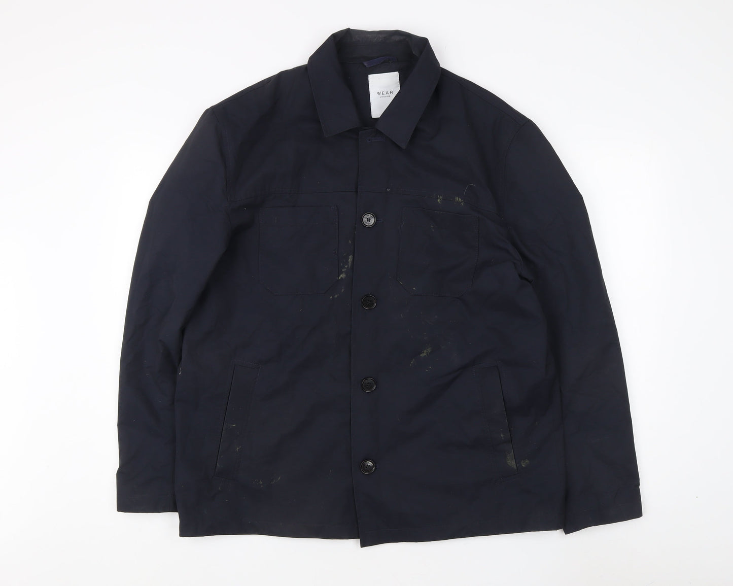 Mens UK Size XL Wear London Blue Basic Jacket