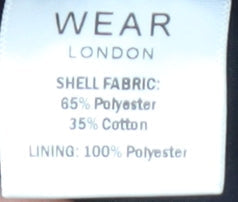 Mens UK Size XL Wear London Blue Basic Jacket