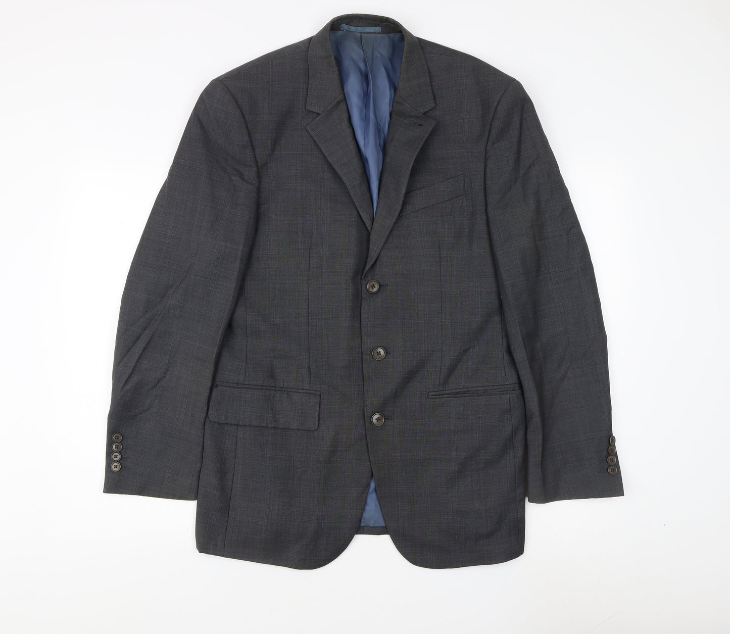 Mens UK Size 38 NEXT Regular Grey Suit Jacket