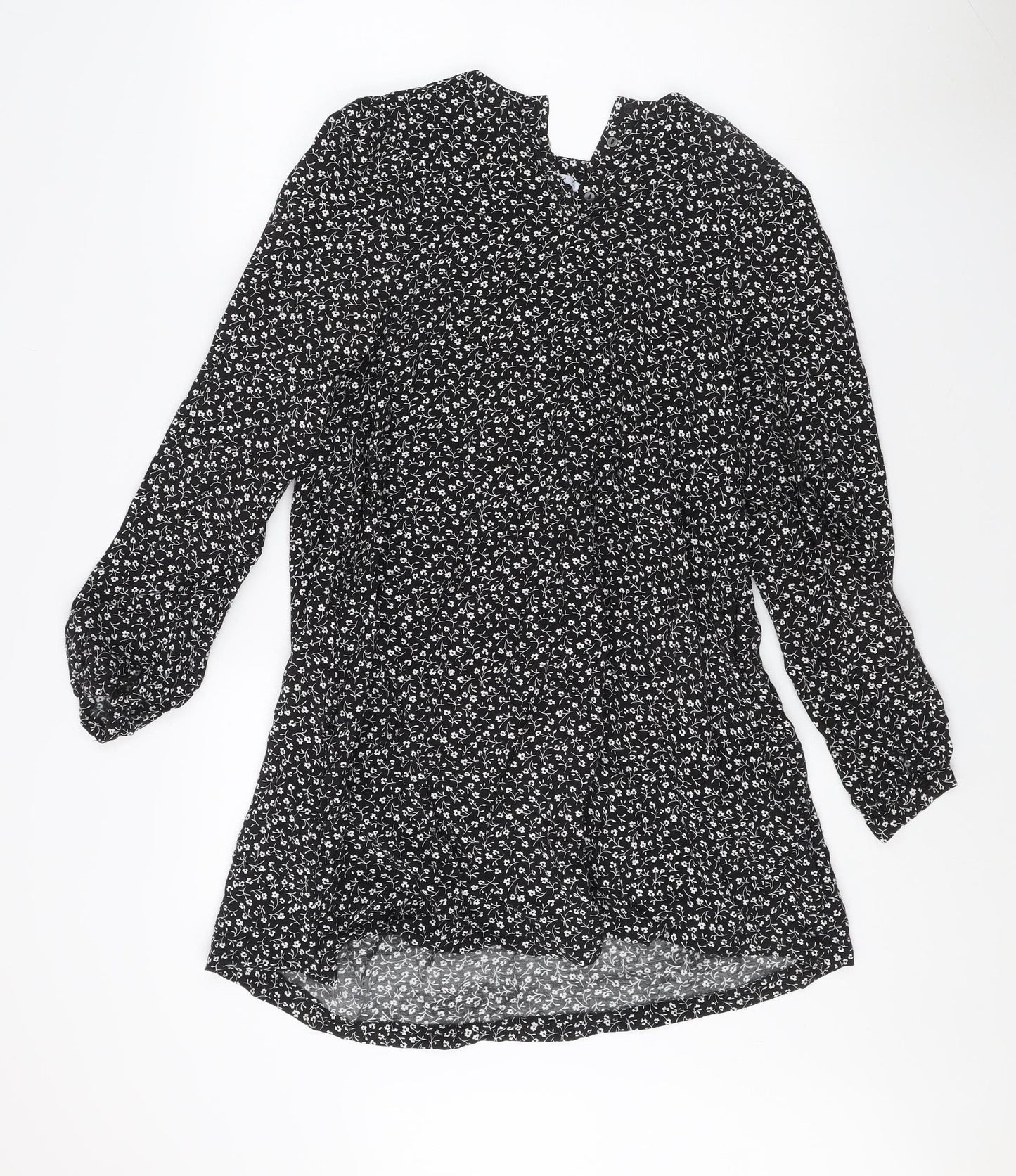 Womens UK Size S Only Black Basic Blouse