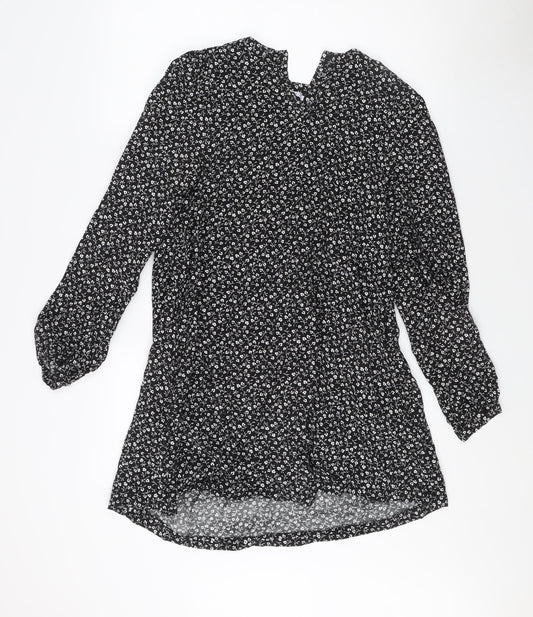 Womens UK Size S Only Black Basic Blouse