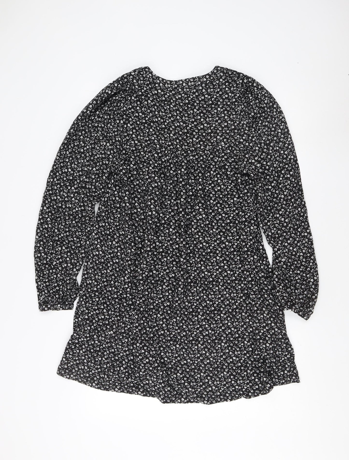 Womens UK Size S Only Black Basic Blouse