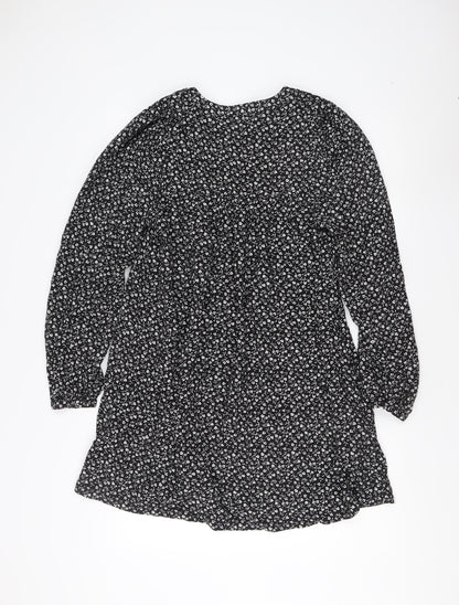 Womens UK Size S Only Black Basic Blouse