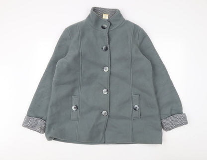 Womens UK Size M Anne De Lancay Grey Basic Jacket