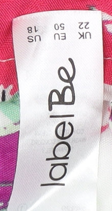 Womens UK Size 22 label Be Multicoloured Basic Button-Up