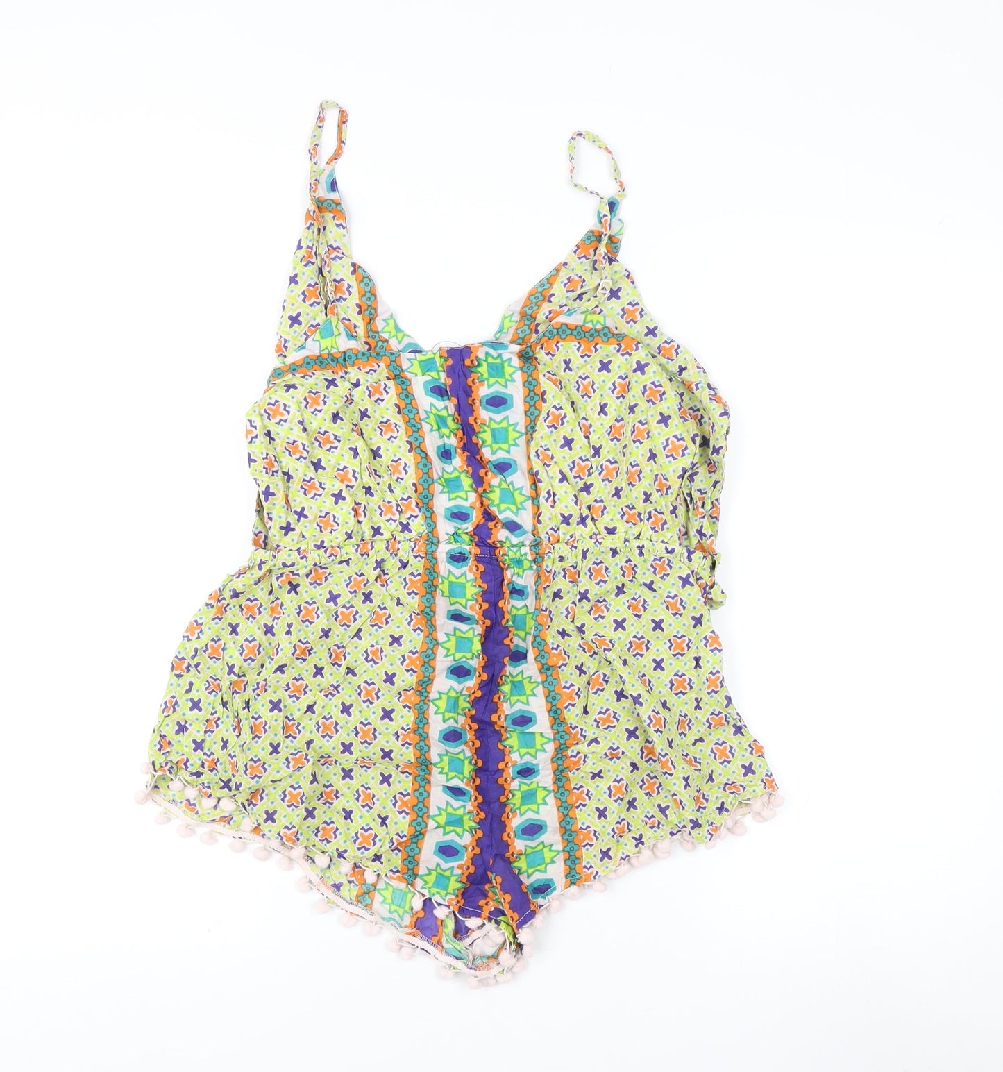 Womens UK Size M ASOS One-Piece Multicoloured Playsuit