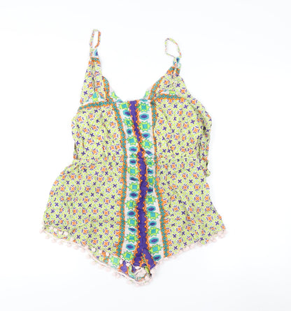 Womens UK Size M ASOS One-Piece Multicoloured Playsuit