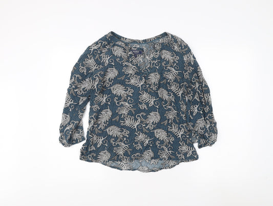 Maine New England Multicoloured Floral Blouse - Size 12