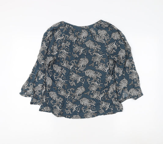 Maine New England Multicoloured Floral Blouse - Size 12