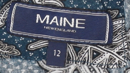 Maine New England Multicoloured Floral Blouse - Size 12