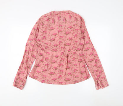 Womens UK Size L Lee Cooper Pink Basic Blouse