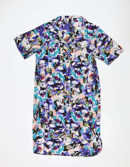 Influence Women's Multicoloured Floral Shirt Dress, Size 12