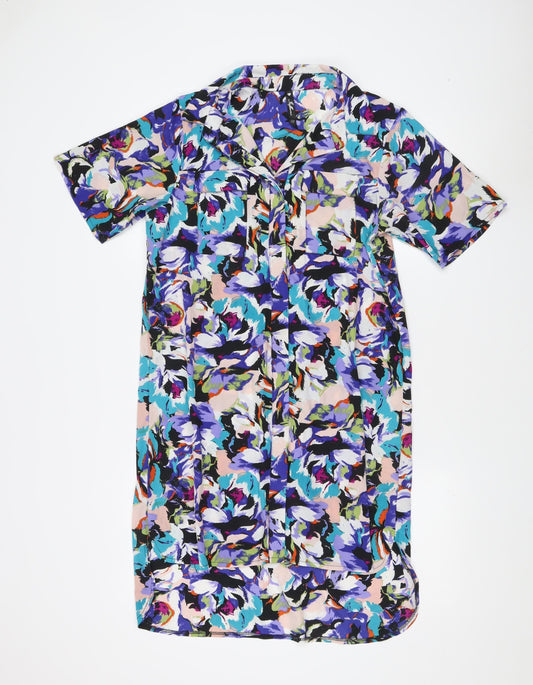 Influence Women's Multicoloured Floral Shirt Dress, Size 12