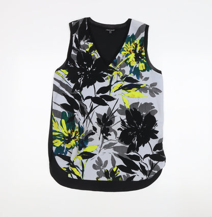 Womens UK Size 10 Warehouse Multicoloured Basic Tank