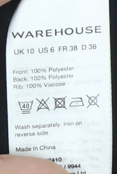 Womens UK Size 10 Warehouse Multicoloured Basic Tank