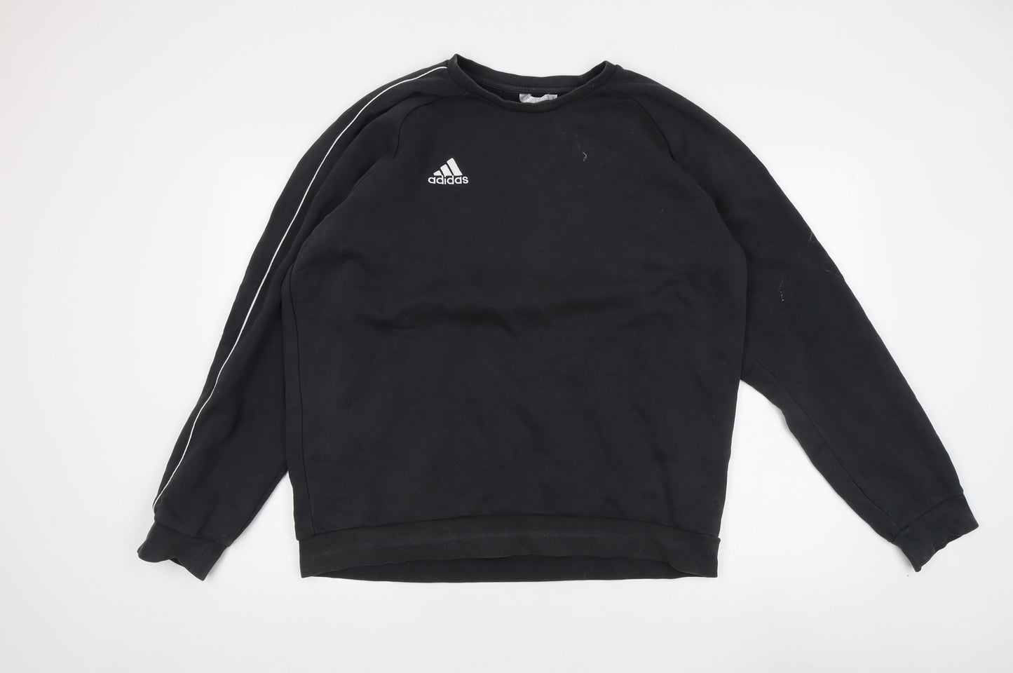 adidas Men's Black XL Pullover Sweatshirt