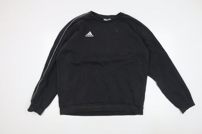 adidas Men's Black XL Pullover Sweatshirt