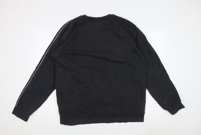 adidas Men's Black XL Pullover Sweatshirt