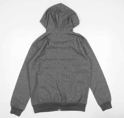 Alex Jones London Men's Grey Full Zip Hoodie, Size S