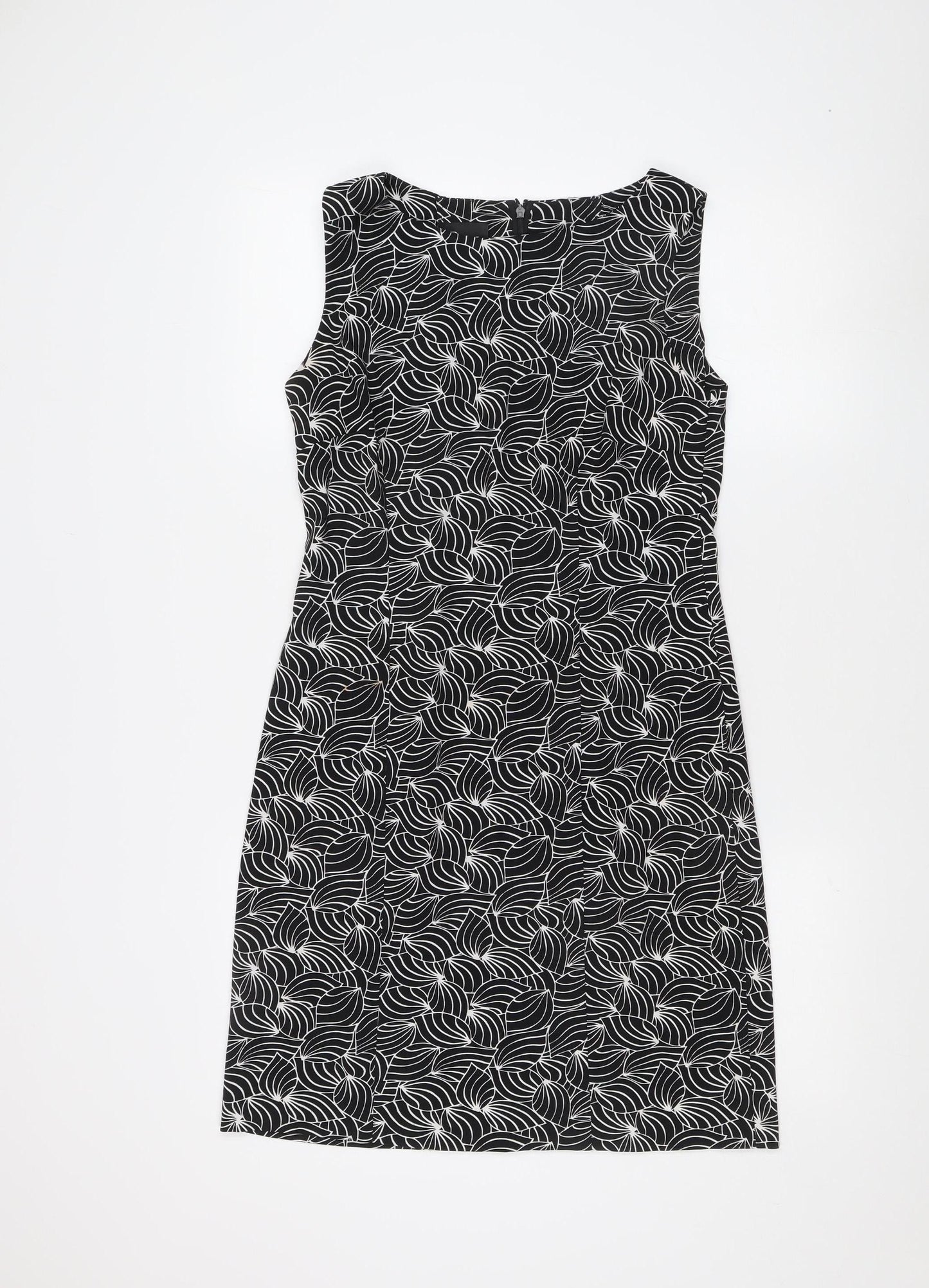 AB Studio Black Sheath Dress for Women Size 10
